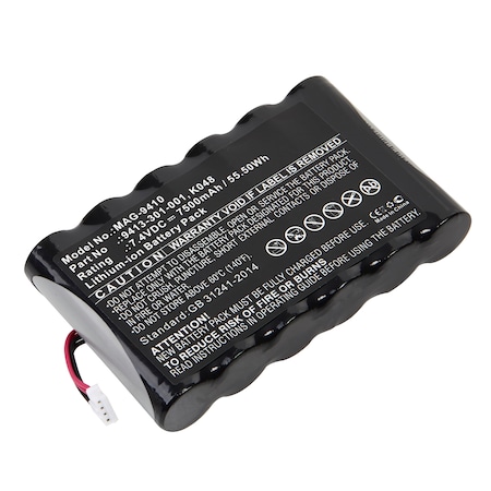 Flashlight Battery - Pelican 9410, 9410L, 9413-301-001, K048